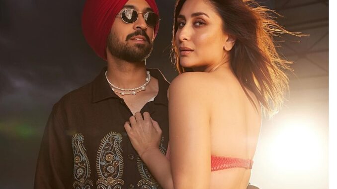 Kareena Kapoor's Red Backless Dress Steals the Spotlight with Diljit Dosanjh