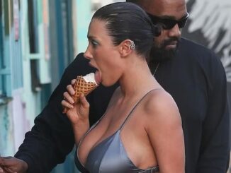 Bianca Censori's Bare-Buttocked Ice Cream Delight Rocks the Internet, Netizens Decry 'Shame