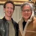 Mark Zuckerberg's Comparison: Jensen Huang Channels Taylor Swift Vibes with Iconic Leather Jacket