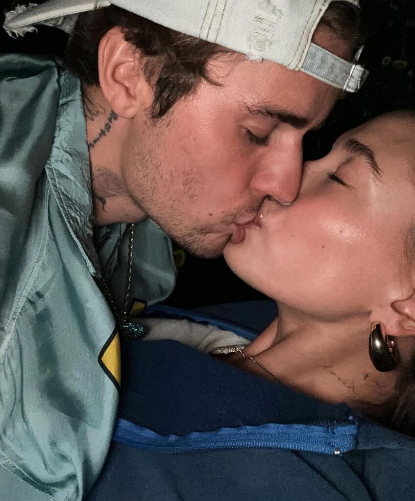 Justin Bieber's 30th Birthday Kiss