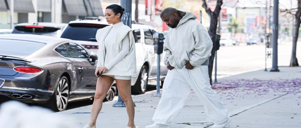 Pics: Bianca Censori all covered up with Kanye West after she was ‘assaulted’ at luxe LA hotspot
