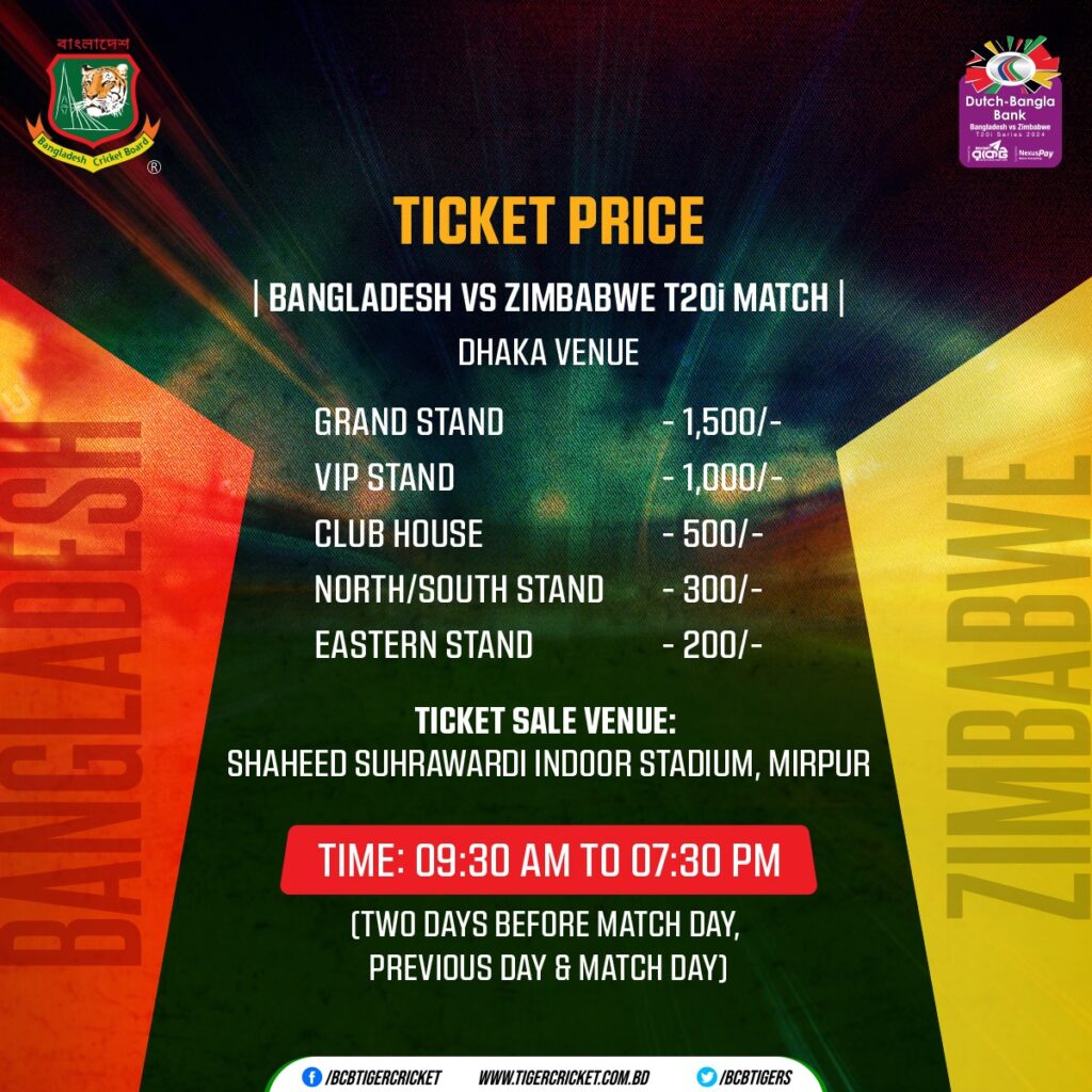 BAN vs ZIM 4th T20 Live: TSports, FanCode Live Streaming, Score and Highlights