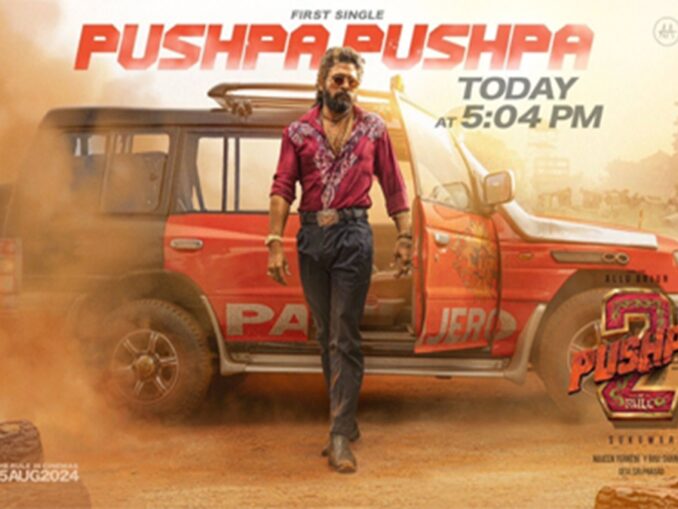 Allu Arjun’s Striking Poster for 'Pushpa 2' Unveiled Ahead of First Single Release